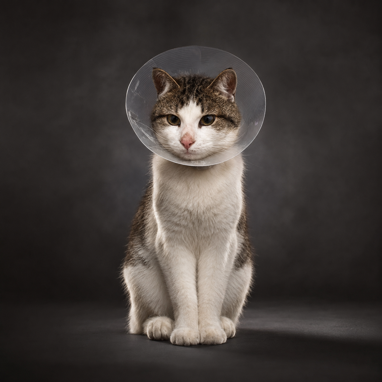 Franklin studio portrait with cone